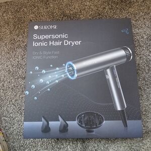 Supersonic Ionic Hair Dryer - Gray